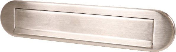 Afbeeldingen van Oxloc Briefplaat met veer RVS