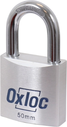 Afbeeldingen van Oxloc Cilinderhangslot High Security 50mm VS