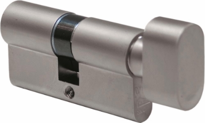 Afbeeldingen van Oxloc Profielcilinder knop dubbel cz40t40, SKG2