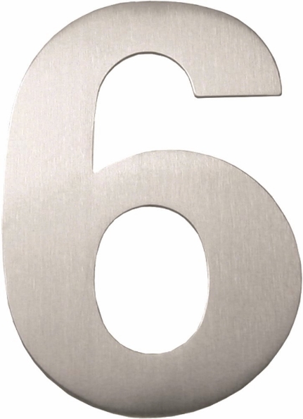 Afbeeldingen van Oxloc Huisnummer 6/9 , 120 mm, rvs