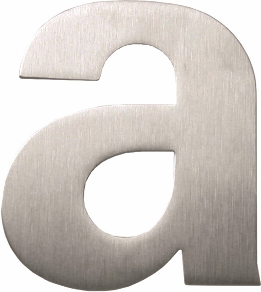 Afbeeldingen van Oxloc Huisnummer A , 120 mm, rvs