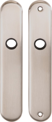 Afbeeldingen van Oxloc Langschild blind rvs, ovaal model