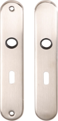 Afbeeldingen van Oxloc Langschild SL56 rvs, ovaal model