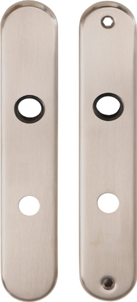 Afbeeldingen van Oxloc Langschild WC72 x 8 rvs, ovaal model