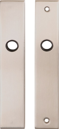 Afbeeldingen van Oxloc Langschild blind rvs, rechthoekig model