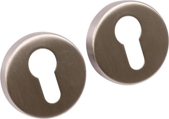 Afbeeldingen van Oxloc Rozet profielcilindergat op kunststof onderconstructie rvs