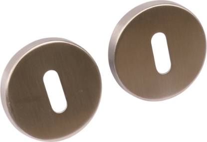 Afbeeldingen van Oxloc Rozet sleutelgat op stalen onderconstructie rvs