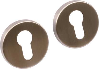 Afbeeldingen van Oxloc Rozet profielcilindergat op stalen onderconstructie rvs