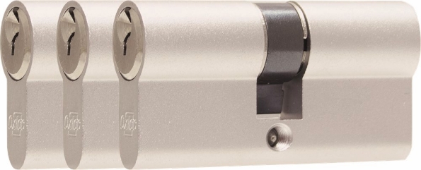 Afbeeldingen van Oxloc Profielcilinder dubbel 3 stuks 30t30 gelijksluitend