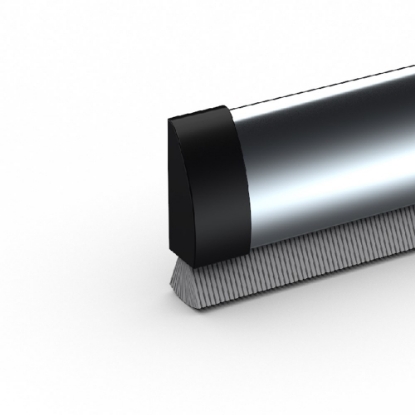 Afbeeldingen van Ellen Dorpelprofiel INOX DE LUXE nl 36 x 9 mm 100 cm borstel