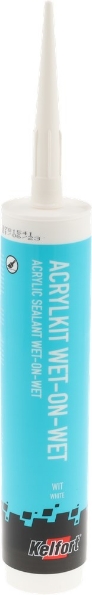 Afbeeldingen van Kelfort Acrylkit direct overschilderbaar 310ml zwart