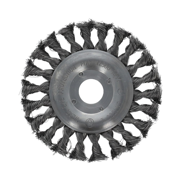 Afbeeldingen van Flexovit Rondborstel Staaldraad Getordeerd 0,3 125x13x22