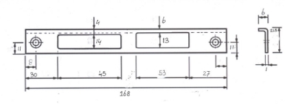 Afbeeldingen van Mauer Sluitplaat 190720/722 Polynorm D+N Din rechts