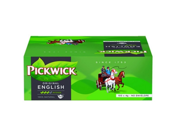 Afbeeldingen van Pickwick Thee Engels zonder envelop 100 x 4 gram