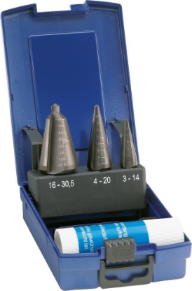 Afbeeldingen van FORUM HSS-plaatboorset, stoom behandeld 3-30 5mm