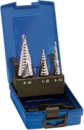 Afbeeldingen van FORUM HSS trapboorset, helder 4-30.0mm