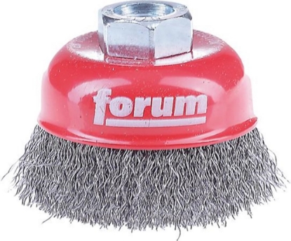 Afbeeldingen van FORUM Komborstel, gehard staaldraad, gegolfd M14 60mm
