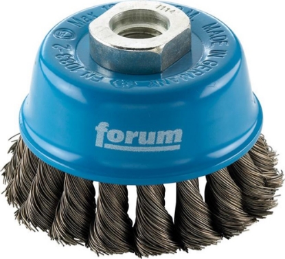 Afbeeldingen van FORUM Komborstel, gehard staaldraad, getordeerd M14 65x0.35mm