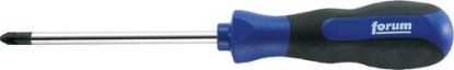 Afbeeldingen van FORUM Schroevendraaier voor PZ kruiskopschroeven, rond 2-comp PZ1x80