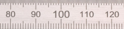 Afbeeldingen van FORUM Stalen meetlat met 1/2mm-schaalverdeling 1000x18mm