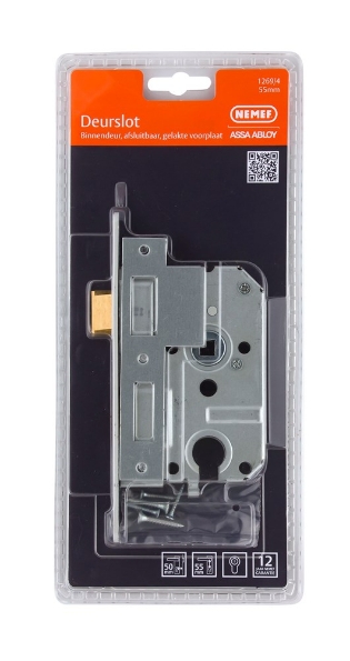 Afbeeldingen van Nemef Deurslot, PC-uitsparing 1269-50 gelakt