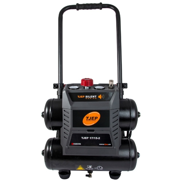 Afbeeldingen van TJEP Compressoren 17/15-2 Silent twin tank