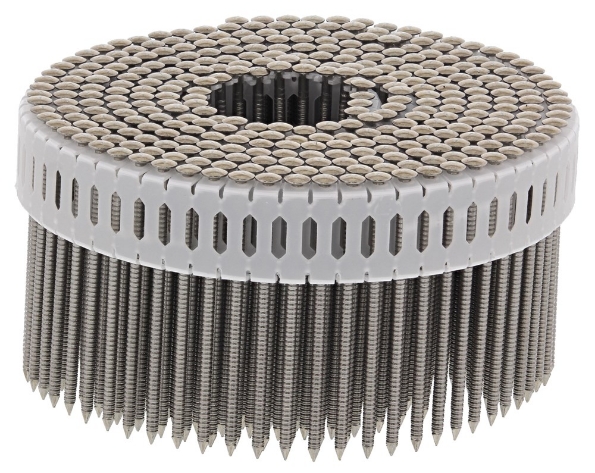 Afbeeldingen van PASLODE  0° In-tape plastic gebonden spoelnagels lenskop, 2,5x50mm ring Inox Serviceklasse 3