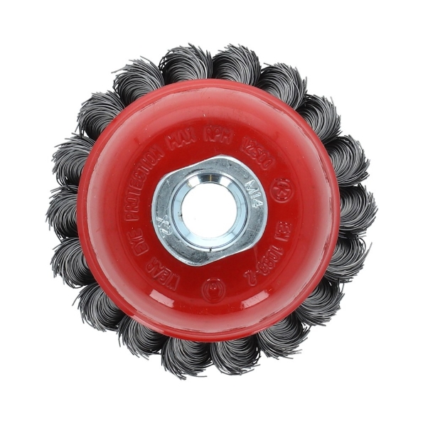 Afbeeldingen van Flexovit Komborstel Staaldraad Getordeerd 0.35 65xm14