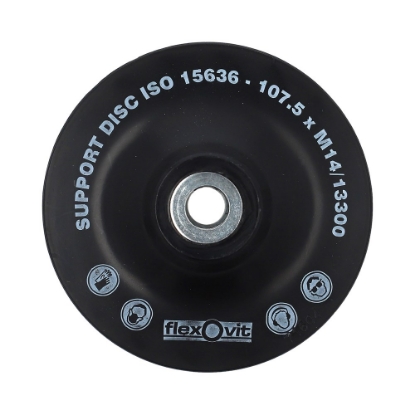 Afbeeldingen van Flexovit Steunschijf Nylon Medium 115xm14