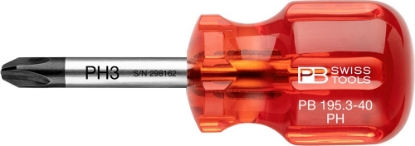 Afbeeldingen van PB Swiss Tools AG Classic Stubby schroevendraaier Phillips PH3 x 40