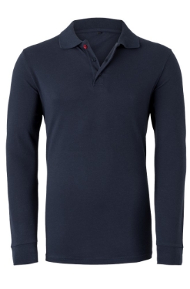 Afbeeldingen van HAVEP Workwear/Protective wear Polo lange mouw brandvertragend Multi Shield Marine M