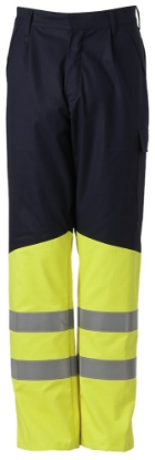 Afbeeldingen van HAVEP Workwear/Protective wear Lange broek 80012 marine/fluor geel 46