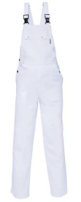 Afbeeldingen van HAVEP Workwear/Protective wear Amerikaanse overall/Bretelbroek Basic met kniezak 100% katoen Wit 53