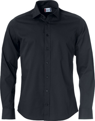 Afbeeldingen van Clique Shirts 027950 - Clark Zwart 2XL