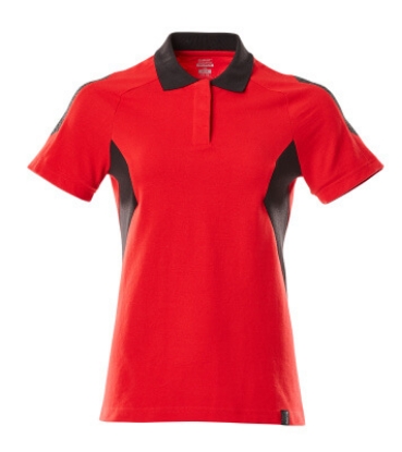 Afbeeldingen van Mascot dames poloshirt exelerate rood/zwart