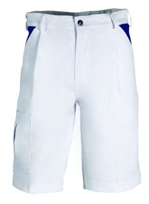Afbeeldingen van Havep korte broek 8383 wit/korenblauw/marine
