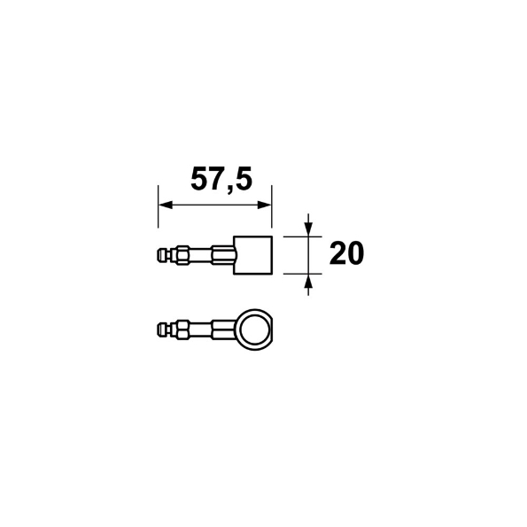 Afbeeldingen van AXA Indraaihulpstuk paumelle