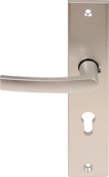 Afbeeldingen van Oxloc Veiligheid voordeurgarnituur met deurduwer PC72, rechts kerntrekbeveiliging SKG3 F1