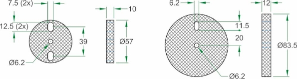 Afbeeldingen van Oxloc Deurbuffer/stop verhoger voor 1217886