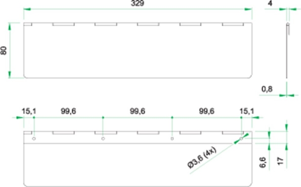 Afbeeldingen van Oxloc Tochtklep rechthoekig, rvs mat zwart