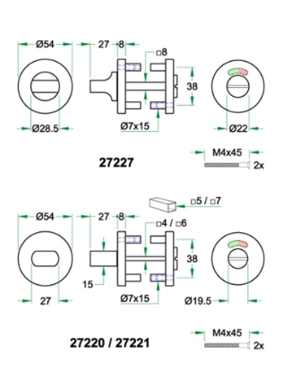 Afbeeldingen van Oxloc Rozet wc op stalen onderrozet rvs