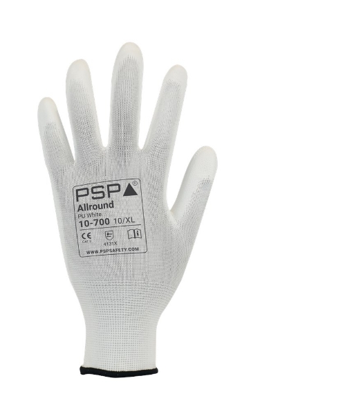 Afbeeldingen van Kelfort Werkhandschoen KEL-FLEX PU Wit L/09