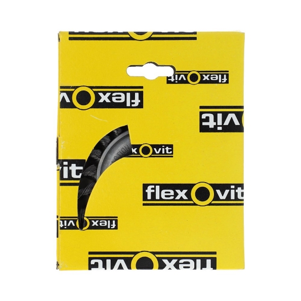 Afbeeldingen van Flexovit Rondborstel Staaldraad Getordeerd 0,3 125x13x22