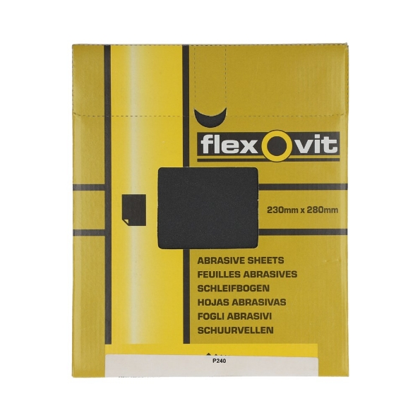 Afbeeldingen van Flexovit Schuurvel Waterproof PA891 K240