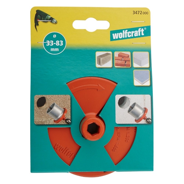 Afbeeldingen van Wolfcraft Boorkrans tbv gatzagen 