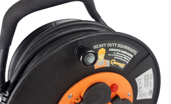 Afbeeldingen van Qwatt Pro Kabelhaspel EZ WINDER - NL 3x1.5"50m