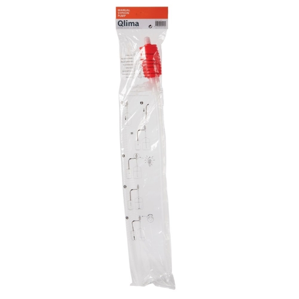 Afbeeldingen van Qlima Handmatige hevelpomp DP-14 transparant/rood