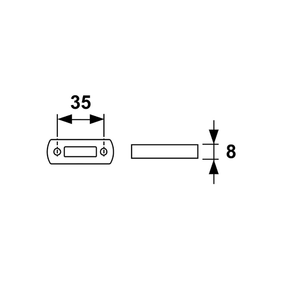 Afbeeldingen van AXA Onderlegplaat combi-raamuitzetter AXAflex Classic wit