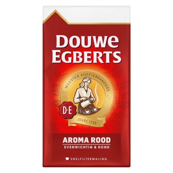 Afbeeldingen van Douwe Egberts Koffie rood snelfilter met punten 500gr