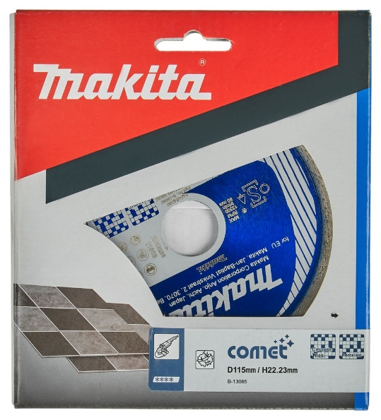 Afbeeldingen van Makita Diamantschijf 115x22,2mm blauw B-13085